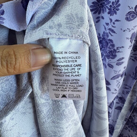 NWT Hill House Maxi Dress Womens Medium Floral Purple Boho Cottage The Simone - Picture 11 of 15